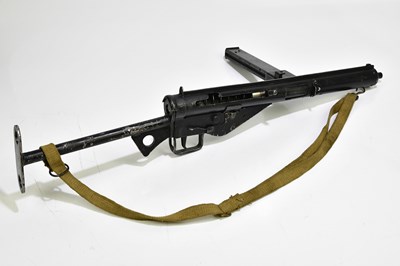 Lot 560 - STEN; a deactivated mark III 9mm sub-machine...