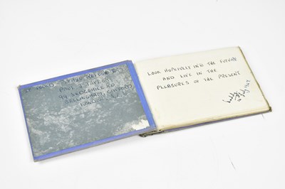 Lot 1354 - An autograph book of various football teams to...