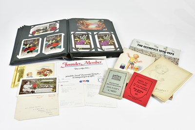 Lot 1613 - A small collection of 20th century postcards...