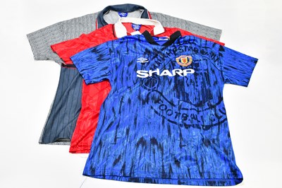 Lot 1331 - MANCHESTER UNITED; three shirts to include the...