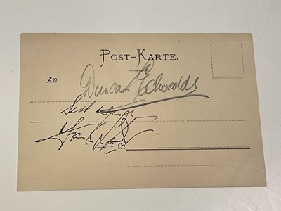 Lot 2352 - FOOTBALL INTEREST; a vintage postcard bearing...