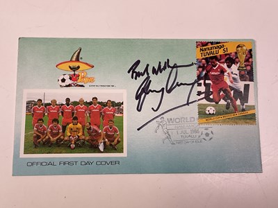 Lot 2361 - GARY LINEKER; a first day cover bearing the...