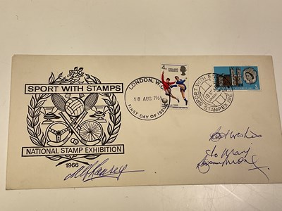 Lot 2342 - SIR BOBBY MOORE AND SIR ALF RAMSEY; a first...