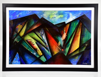 Lot 239 - DAVID WILDE (1913-1974); acrylic on board,...