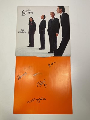 Lot 2110 - TIN MACHINE; an album bearing the signature of...