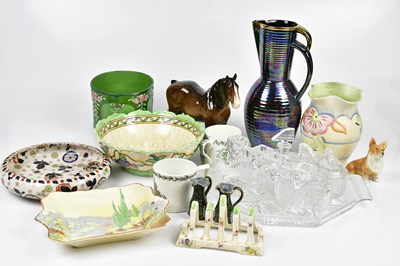 Lot 1502 - A mixed collection of decorative ceramics and...