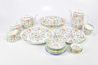 Lot 2033 - MINTON; a part tea and dinner service in the...