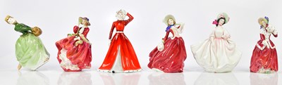 Lot 2232 - ROYAL DOULTON; Six figures comprising HN2698...