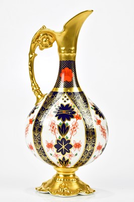 Lot 2009 - ROYAL CROWN DERBY; a ewer decorated in the...