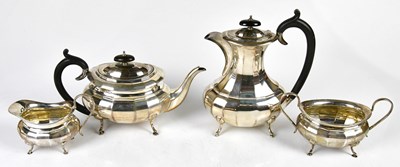 Lot 2087 - VINERS; a George V hallmarked silver four...