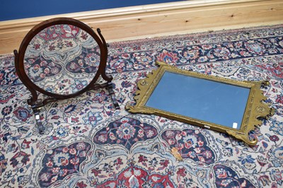 Lot 2555 - A gilt painted fretwork type wall mirror, 68 x...