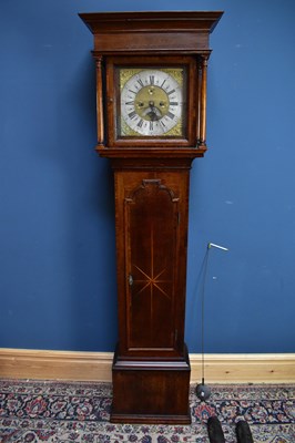 Lot 2343 - WILLIAM CRAWSHAW; a circa 1730s longcase clock,...