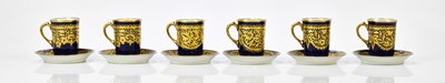 Lot 2138 - SALVIATI & CO; an Italian part coffee service...