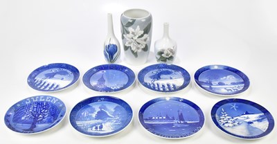 Lot 2068 - ROYAL COPENHAGEN; a collection of eight...