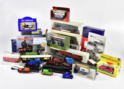 Lot 4447 - A quantity of Vanguard cars, Corgis, trains...