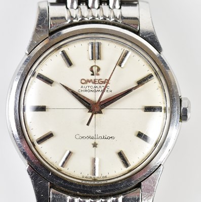 Lot 2904 - OMEGA; a gentleman's stainless steel automatic...