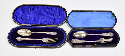 Lot 2113 - MARTIN, HALL & CO; a Victorian hallmarked...