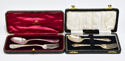 Lot 2038 - BARKER BROS; a George V hallmarked silver two...