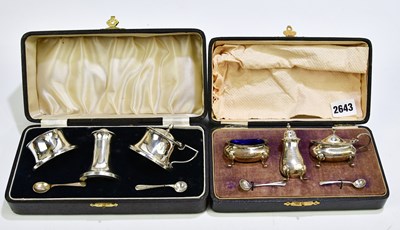 Lot 2117 - JOSEPH GLOSTER LTD; a George VI hallmarked...