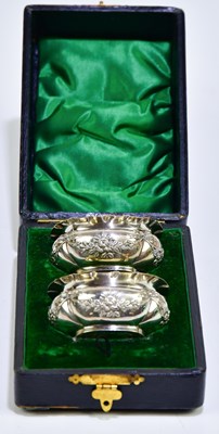 Lot 2036 - HENRY MATTHEWS; a cased pair of Victorian...