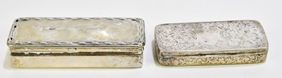 Lot 2027 - JOHN ROWE; an Edward VII hallmarked silver...