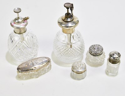 Lot 2028 - A group of six various hallmarked silver cut...