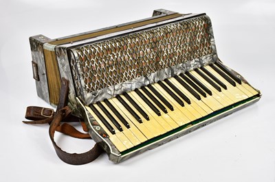 Lot 1171 - HOHNER; a piano accordion, cased