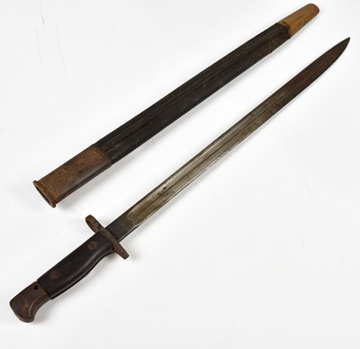 Lot 726 - HENDERSON; a 1907 Enfield bayonet with...