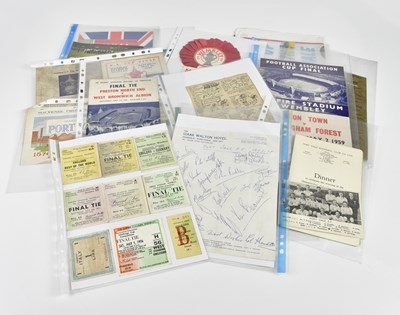 Lot 1505 - A collection of football programmes, to...