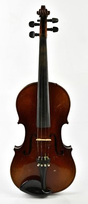 Lot 1250 - A modern full size violin, with two-piece back...