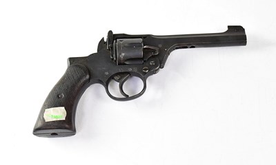 Lot 458 - ENFIELD; a deactivated .38" six shot double...