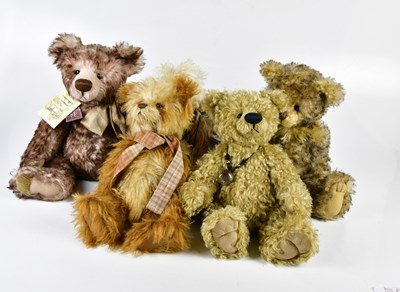Lot 4389 - ISABELLE COLLECTION; a group of five bears, to...