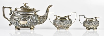 Lot 2086 - JOSEPH GLOSTER; an Edward VII hallmarked...