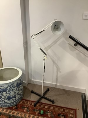 Lot 1625 - A vintage Anglepoise style lamp.