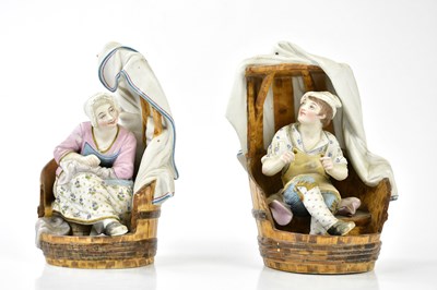 Lot 2168 - A pair of late 19th century Continental...