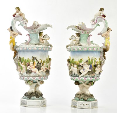 Lot 2011 - A pair of late 19th century Continental...