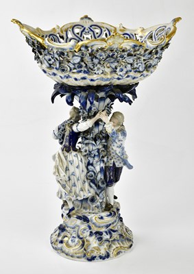 Lot 2002 - MEISSEN; a large and impressive centrepiece,...
