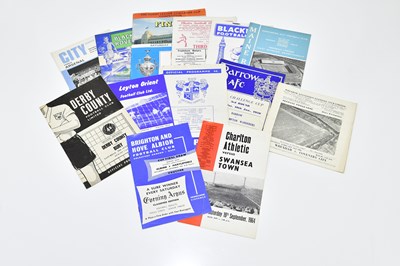Lot 1350 - VARIOUS FOOTBALL PROGRAMMES; a small group of...