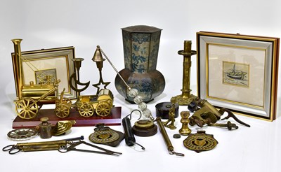 Lot 1123 - A small quantity of metalware to include...