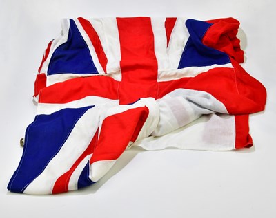 Lot 416 - A naval ensign, 340 x 170cm.