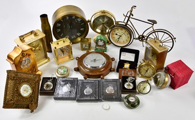 Lot 2292 - A collection of reproduction brass cased...