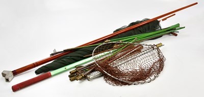 Lot 1394 - A group of fishing related items to include a...
