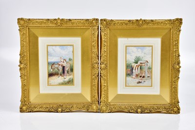 Lot 303 - MYLES BIRKET FOSTER (1825-1899); a pair of...