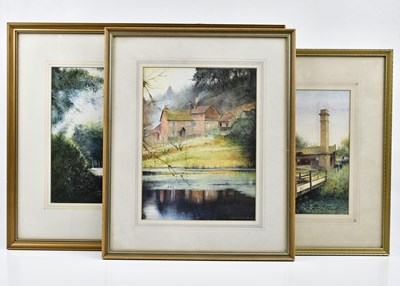 Lot 150 - T.B JONES; three watercolours, to include 'The...