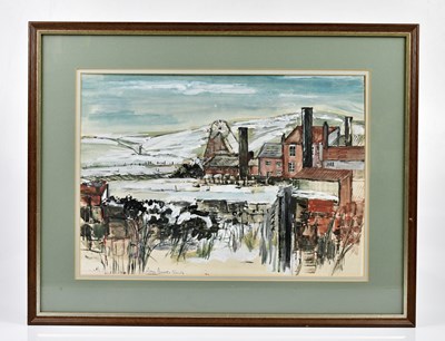 Lot 161 - MARIE MCCORMICK; watercolour, 'Church Lane,...