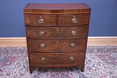 Lot 2359 - An early 19th century inlaid mahogany...