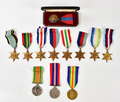 Lot 473 - An Imperial Service Medal awarded to Henry...