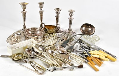 Lot 2011 - A collection of 19th century and later silver...