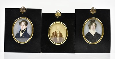 Lot 318 - A pair of late 19th century portrait...