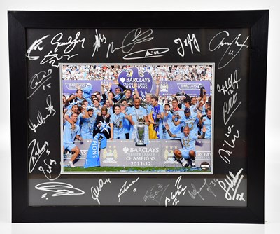 Lot 1294 - MANCHESTER CITY; an autographed image...